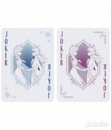 Игральные карты Bicycle Disney Frozen Blue