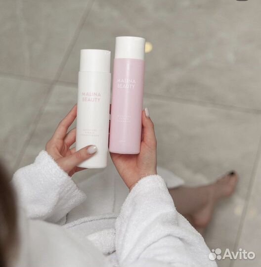Шампунь и кондиционер для волос malina beauty