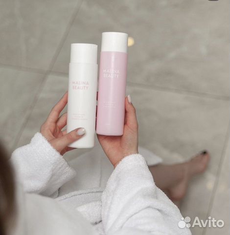 Шампунь и кондиционер для волос malina beauty