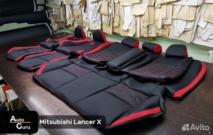 Авточехлы каркасные на Mitsubishi Lancer X 10