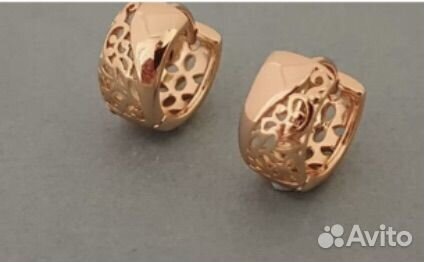 Серьги колечки