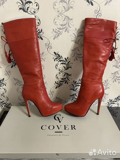 Сапоги ботфорты осенние