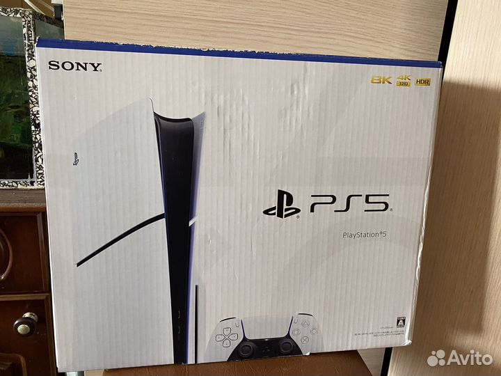 Sony playstation 5 slim новая с чеком + диск