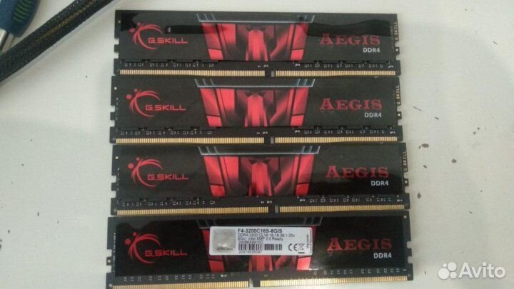 G.Skill aegis (F4-3200C16S-8GIS) 8гб