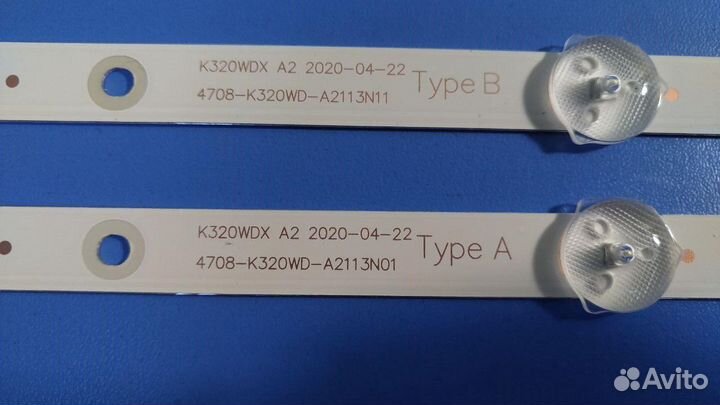 0063 Светодиоды подсветка 4708-K320WD-A2113N01