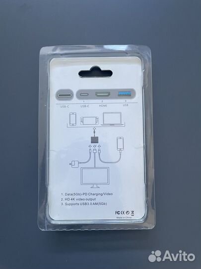 Адаптер переходник Type C hdmi USB A