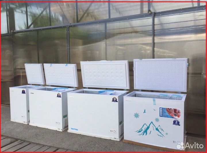 Морозильный ларь. Магазин. Гарантия