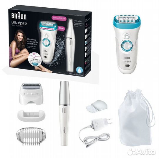 Эпилятор Braun Silk-epil 9-558 Wet&Dry