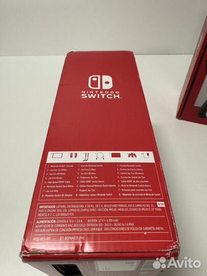 Nintendo Switch oled 64Gb White / Red Mario