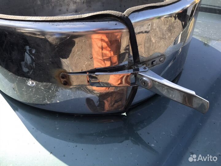 Кожух хром запасного колеса Land Rover Discovery 2