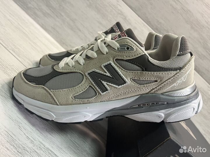 Кроссовки new balance 990 серые