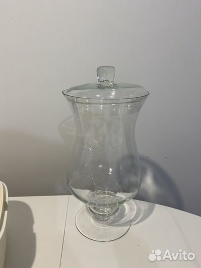 Конфетница стеклянная