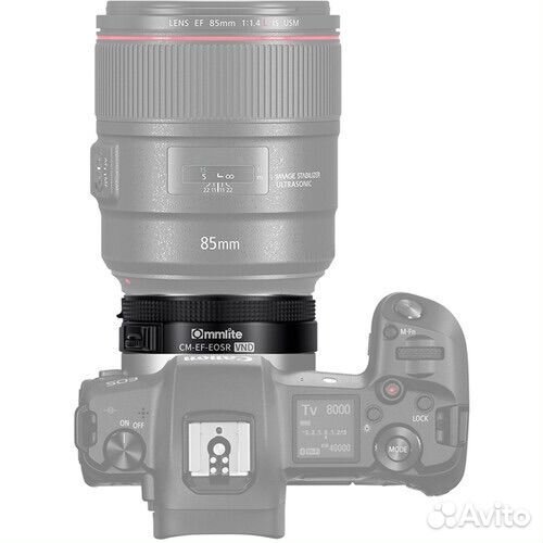 Адаптер с VND Commlite Canon EF/EF-S на Canon RF