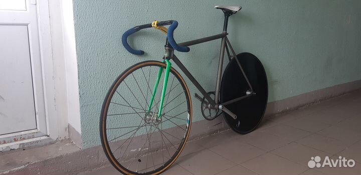 Велосипед fix или single-speed титановый