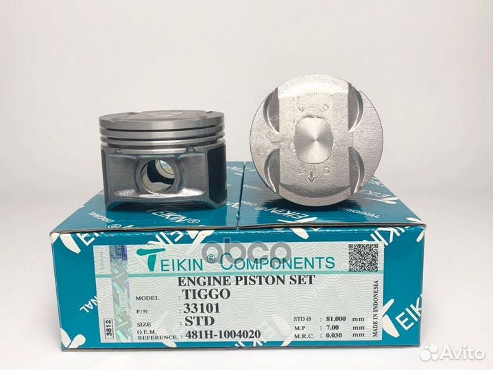 Поршень двигателя teikin 33101 STD (4шт/упак)