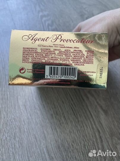 Парфюмерная вода agent provocateur maitresse 30 мл