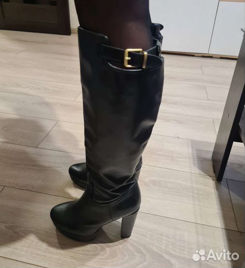 Сапоги ботфорты hm