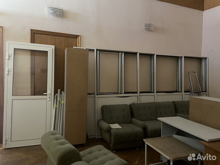 Алюминиевые перегородки и двери бу