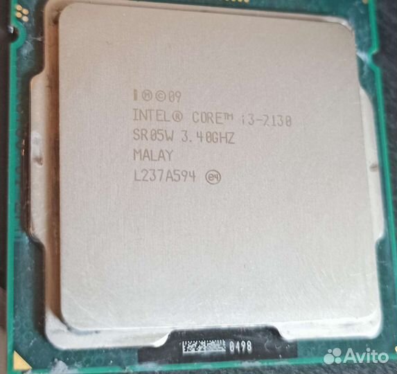 Процессор Intel Core i3-2130 частота 3.40 мгц