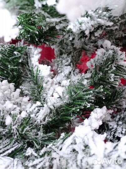 Елка искусственная заснеженная премиум 180 210