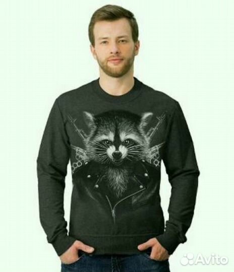 Мужской свитшот, теплый