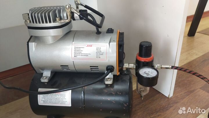 Система охлаждения компрессора для аэрографа JAS и