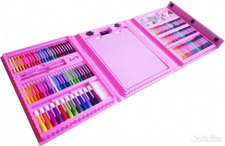 Чемодан творчества. Художественный набор 208 предм