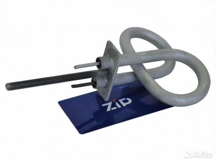 Тэн для самовара 1,0 кВт с фланцем и штырем (гориз