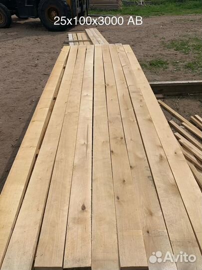 Доска берёзовая обрезная и необрезная