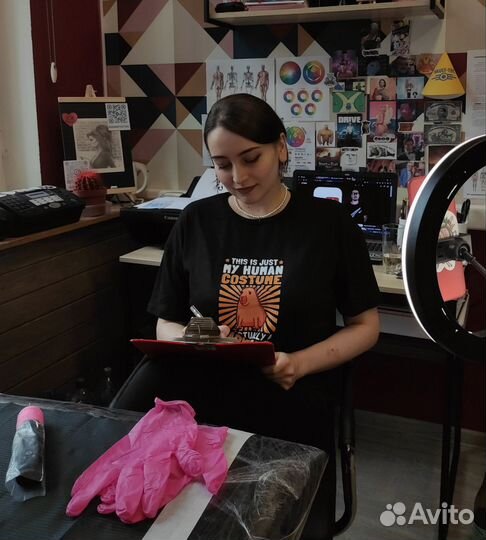 Модель на тату