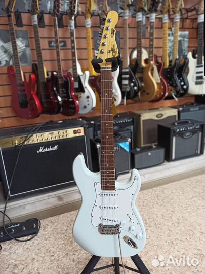 G&L Tribute S-500 Sonic Blue Jatoba Электрогитара