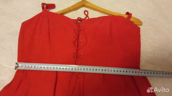 Сарафан лен вискоза mango