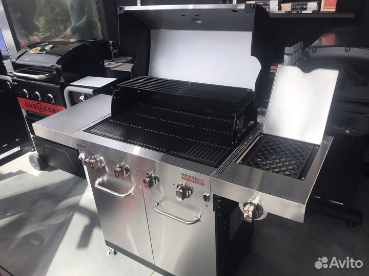Газовый гриль Char-Broil 4S (нерж)