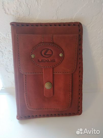 Обложка вод уд-е Lexus кожа ручная работа новая