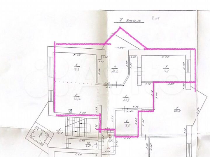 3-к. квартира, 116,2 м², 7/9 эт.