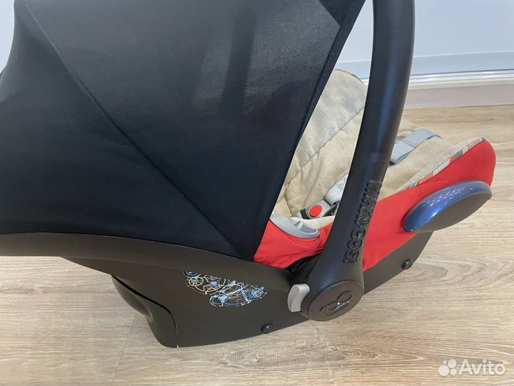 Автолюлька maxi cosi cabriofix + silver cross