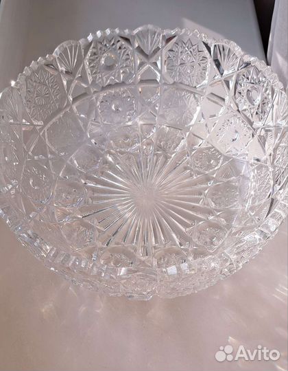Ваза хрустальная для сервировки