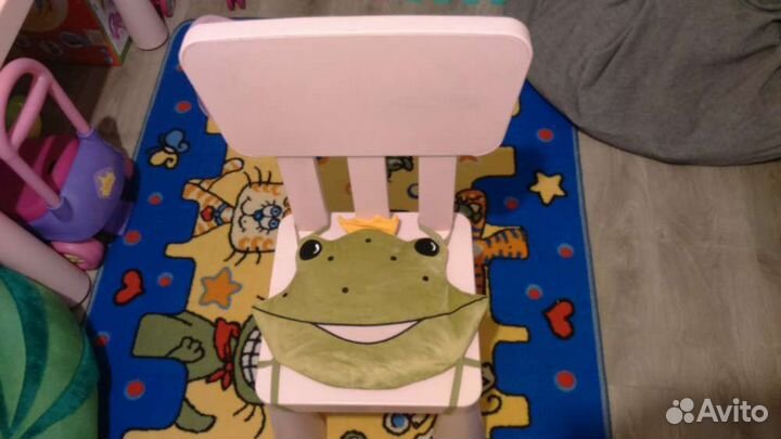 Мягкая накладка на стул лягушка IKEA икея