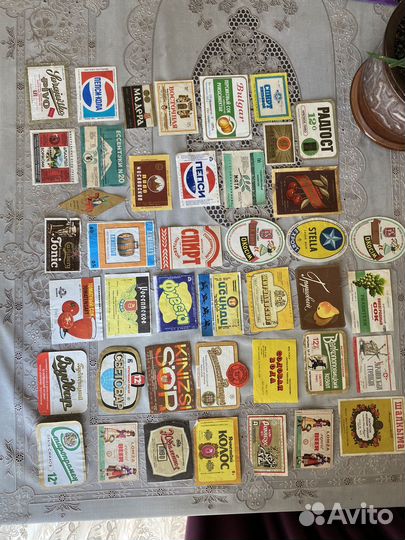 Этикетки от спиртных напитков СССР