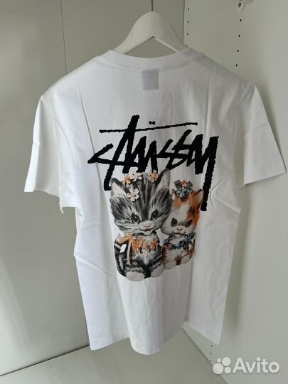 Футболка Stussy Kittens Tee White