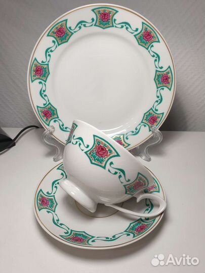 Чайные трио. Ваймар. Фарфор. Германия