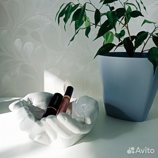 Кашпо ключница конфетница подставка Руки Давида