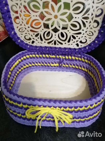 Трикотажная корзина