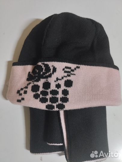 Комплект шапка и шарф женские зимние