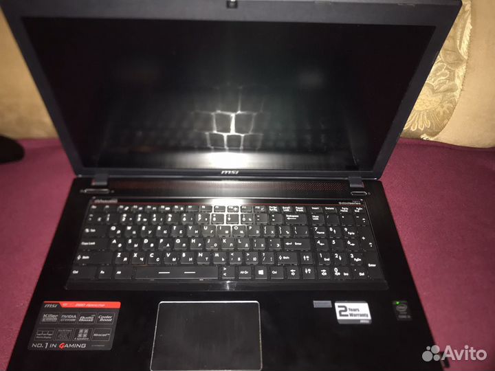 Игровой ноутбук msi GE70 2QD apache