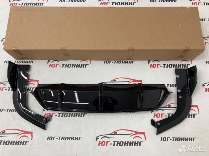 Задний диффузор Х5 G05 (черный глянец) Bmw X5 G05