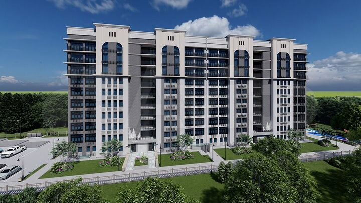 2-к. квартира, 64,4 м², 5/10 эт.