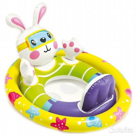 Круг для плавания «Зверюшки», с сиденьем, от 3-4 л