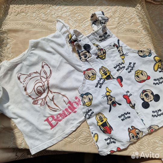 Одежда для девочки пакетом 86 92 h&m, zara