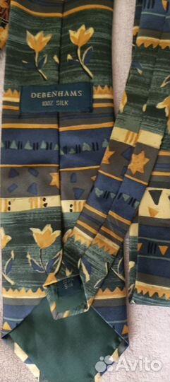 Винтажные галстуки натуральный шёлк